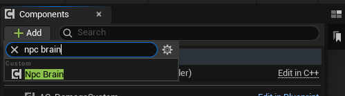 Adding component to NPC
